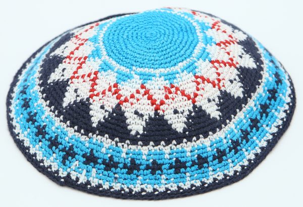 Hand Knitted Yarmulke, Knitted Kippah Hat 13 cm-5.10 Inc. KippaCo 002 hand knitted kippah, Fast shipping. US seller. Top quality kippah. 100% cotton, Bar Mitzvah kippah, Wedding Kippah. Best Kippah.