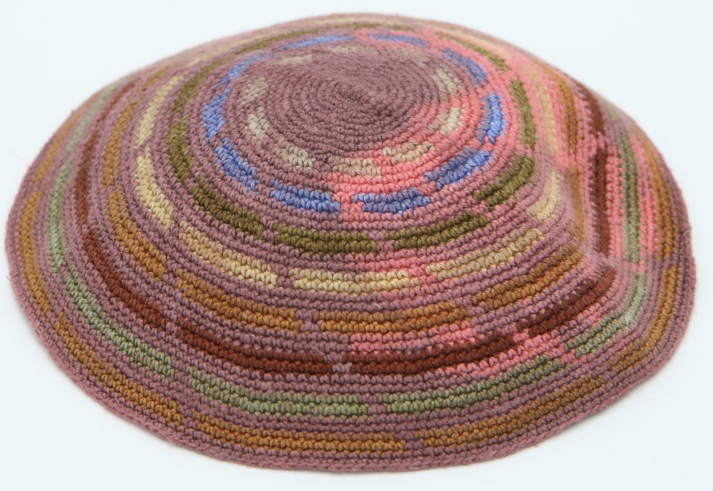 KippaCo Hand Knitted Yarmulke, Knitted Kippah Hat 13 Cm/5.10 Inc 003