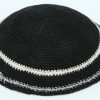 KippaCo Hand Knitted Yarmulke, Knitted Kippah Hat 12 cm-4.7 Inc 040- Hand Knitted Kippah, Kippah. 100% Cotton, Bar Mitzvah Kippah, Wedding Kippah. Best Kippah