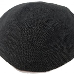 KippaCo Hand Knitted Yarmulke, Knitted Kippah Hat 15 cm 5.9 Inc 020-hand knitted kippah, kippah. 100 cotton, Bar Mitzvah kippah, Wedding Kippa