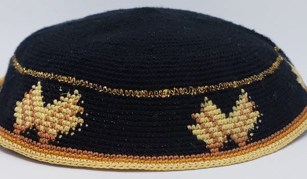 KippaCo Hand Knitted Yarmulke, Knitted Kippah Hat 15 cm 5.9 Inc 028-4 hand knitted kippah, kippah. 100 cotton, Bar Mitzvah kippah, Wedding Kippa
