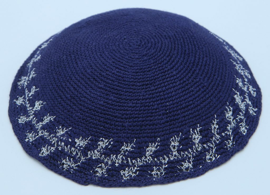 KippaCo Hand Knitted Yarmulke, Knitted Kippah Hat 15.7 Cm/6.2 Inc 030A Hand Knitted Kippah