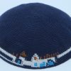 KippaCo Hand Knitted Yarmulke, Knitted Kippah Hat 15 cm-5.9 Inc 069- Hand Knitted Kippah, Kippah. 100% Cotton, Bar Mitzvah Kippah, Wedding Kippah. Best Kippah.
