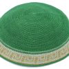 KippaCo Hand Knitted Yarmulke, Knitted Kippah Hat 15 cm 5.9 Inc 127-1 hand knitted kippah, kippah. 100 cotton, Bar Mitzvah kippah, Wedding Kippa