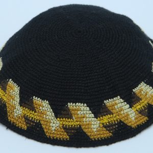 KippaCo Hand Knitted Yarmulke, Knitted Kippah Hat 15 cm 5.9 Inc 131-2a hand knitted kippah, kippah. 100 cotton, Bar Mitzvah kippah, Wedding Kippa