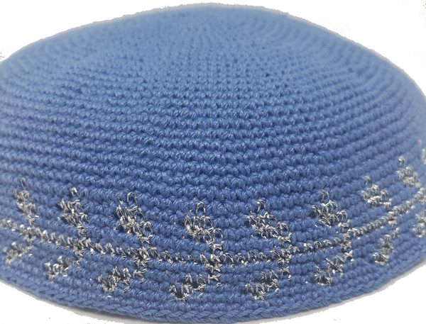 KippaCo Hand Knitted Yarmulke, Knitted Kippah Hat 15 cm 5.9 Inc 139-1-hand knitted kippah, kippah. 100 cotton, Bar Mitzvah kippah, Wedding Kippa