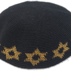 KippaCo Hand Knitted Yarmulke, Knitted Kippah Hat 15 cm 5.9 Inc 145-1-hand knitted kippah, kippah. 100 cotton, Bar Mitzvah kippah, Wedding Kippa