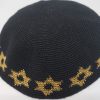 KippaCo Hand Knitted Yarmulke, Knitted Kippah Hat 15 cm 5.9 Inc 145-2-hand knitted kippah, kippah. 100 cotton, Bar Mitzvah kippah, Wedding Kippa