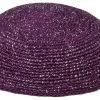 KippaCo Hand Knitted Yarmulke, Knitted Kippah Hat 15 cm 5.9 Inc 165-1-hand knitted kippah, kippah. 100 cotton, Bar Mitzvah kippah, Wedding Kippa