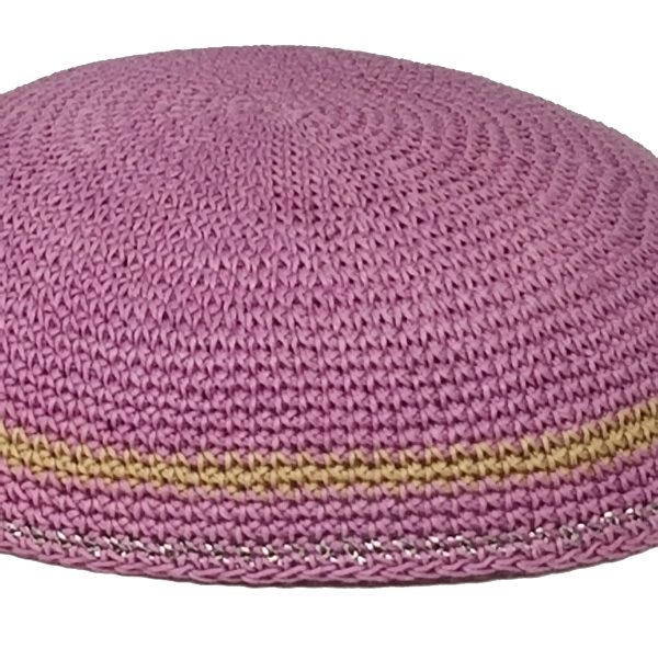 KippaCo Hand Knitted Yarmulke, Knitted Kippah Hat 15 cm 5.9 Inc 189-hand knitted kippah, kippah. 100 cotton, Bar Mitzvah kippah, Wedding Kippa