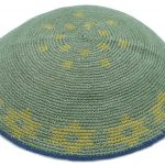 KippaCo Hand Knitted Yarmulke, Knitted Kippah Hat 15 cm5.9 Inc 047a hand knitted kippah, kippah. 100% cotton, Bar Mitzvah kippah, Wedding Kippah - Copy